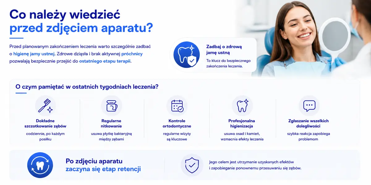 co należy wiedzieć po zdjęciu aparatu ortodontycznego